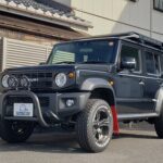 フロントブルバー　ルーフラック　リアラダー　LEDフォグ　ナイトロパワー16インチアルミ　オープンカントリーAT　背面ハードカバー　1.5インチリフトアップ　JAOSマッドフラップ