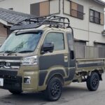 ワークキャリア　マッドフラップ　スペアタイヤキャリア　LEDスキッドグリル