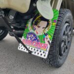ワークキャリア　マッドフラップ　スペアタイヤキャリア　LEDスキッドグリル